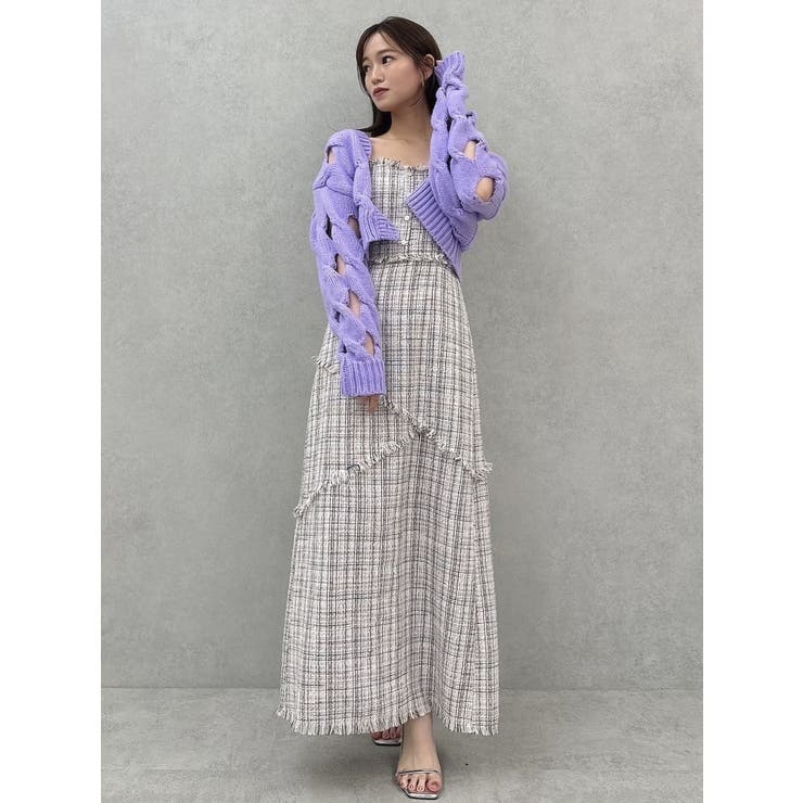 スリットケーブルニットカーディガン | dazzlin | 詳細画像26 