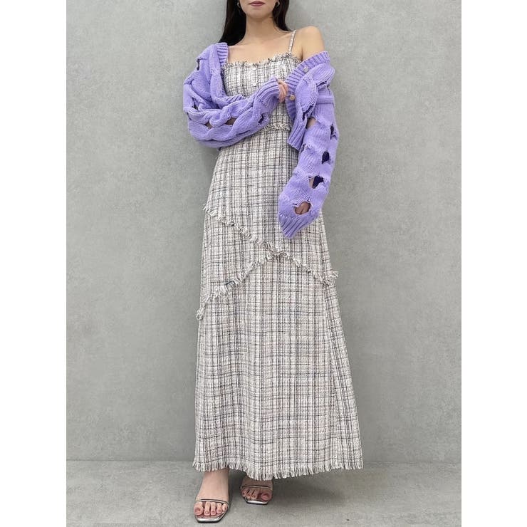 スリットケーブルニットカーディガン | dazzlin | 詳細画像27 