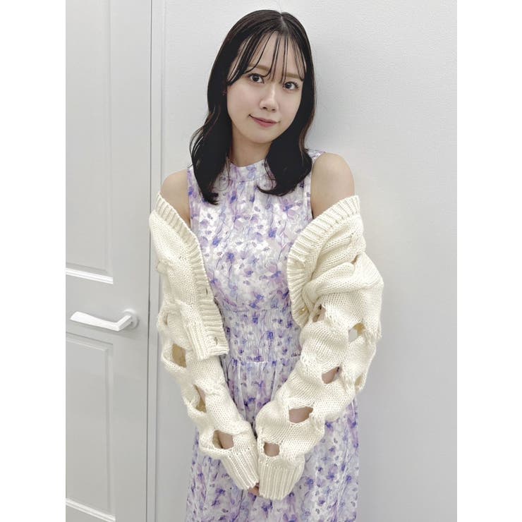 スリットケーブルニットカーディガン | dazzlin | 詳細画像3 