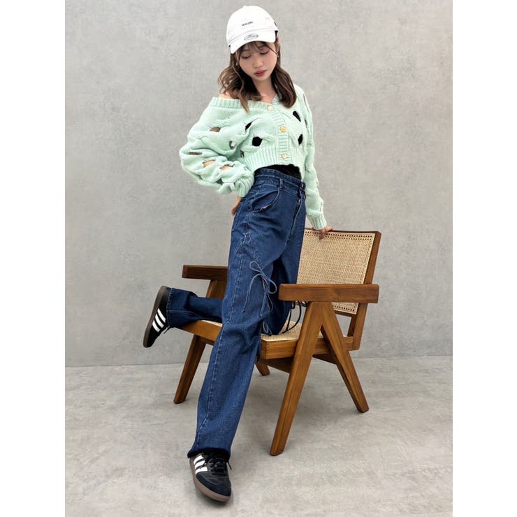 スリットケーブルニットカーディガン | dazzlin | 詳細画像32 