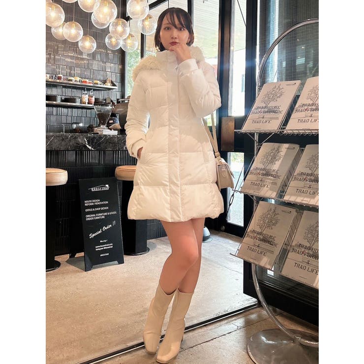 ウエストマークレディ中綿コート　ダズリン　dazzlin ダウンコート dazzlin（ダズリン）の「ウエストマークレディ中綿コート