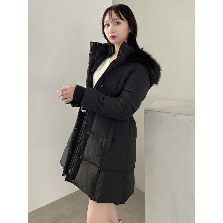 ウエストマークレディダウンコート | dazzlin | 詳細画像7 