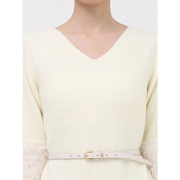 ボリュームファースリーブビットミニワンピース | dazzlin | 詳細画像29 