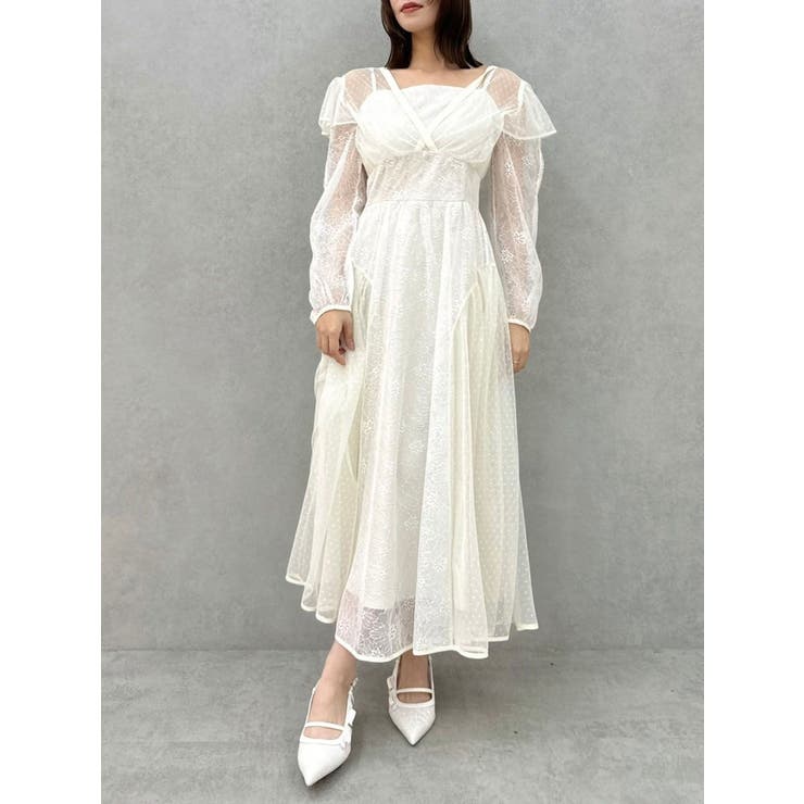 MIXレースドレス | dazzlin | 詳細画像38 