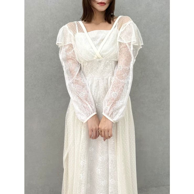 MIXレースドレス | dazzlin | 詳細画像39 