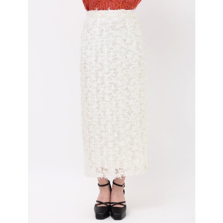 フェザーライクレースIラインスカート | dazzlin | 詳細画像14 