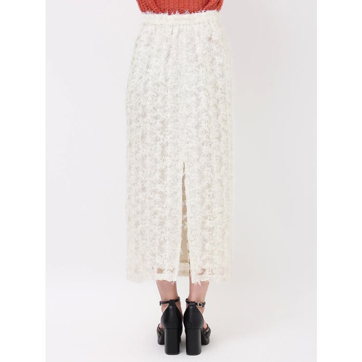 フェザーライクレースIラインスカート | dazzlin | 詳細画像16 