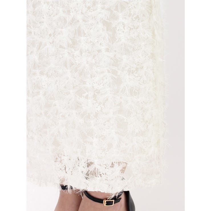 フェザーライクレースIラインスカート | dazzlin | 詳細画像18 