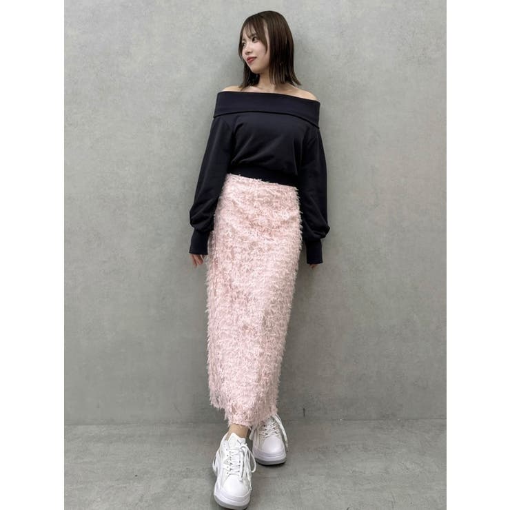 フェザーライクレースIラインスカート | dazzlin | 詳細画像7 