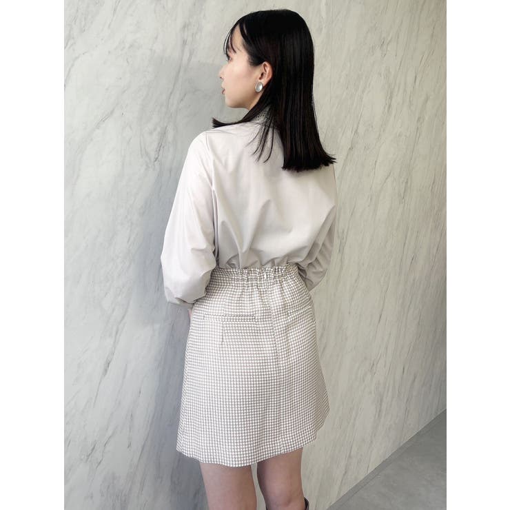 【森香澄コラボ】コンパクトミニマルスカート | dazzlin | 詳細画像17 