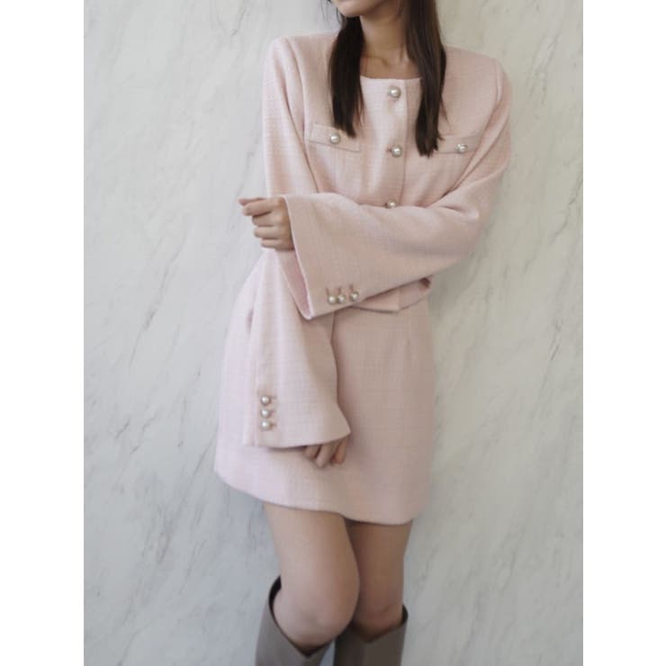 【森香澄コラボ】コンパクトミニマルスカート | dazzlin | 詳細画像21 