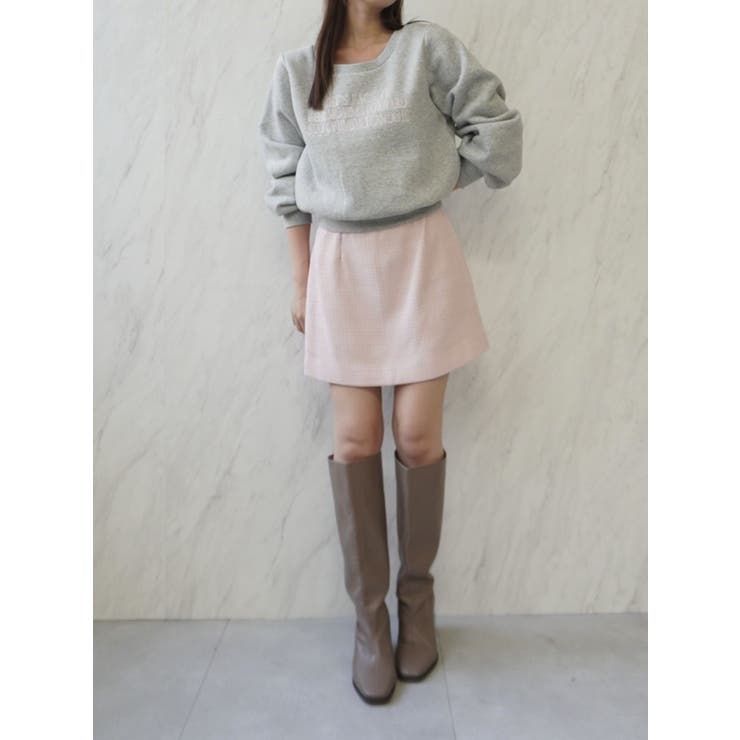 【森香澄コラボ】コンパクトミニマルスカート | dazzlin | 詳細画像25 