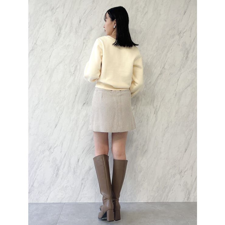 【森香澄コラボ】コンパクトミニマルスカート | dazzlin | 詳細画像30 