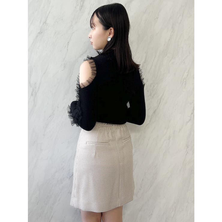 【森香澄コラボ】コンパクトミニマルスカート | dazzlin | 詳細画像40 