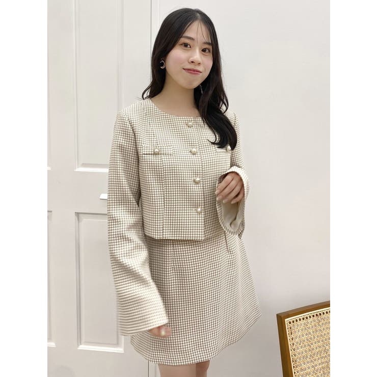 【森香澄コラボ】コンパクトミニマルスカート | dazzlin | 詳細画像46 