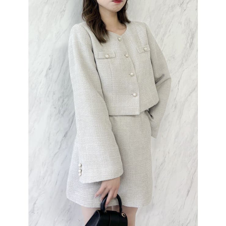 【森香澄コラボ】コンパクトミニマルスカート | dazzlin | 詳細画像47 