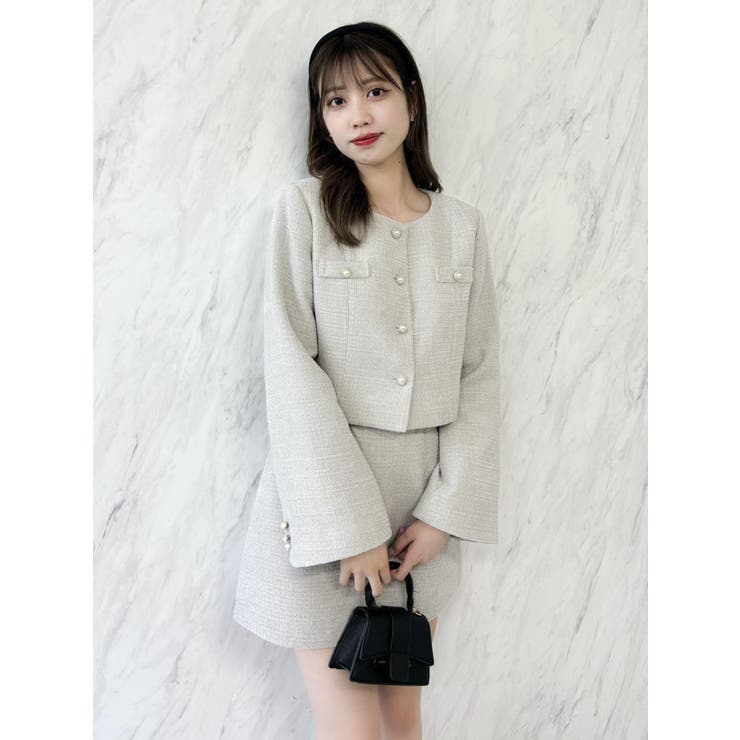 【森香澄コラボ】コンパクトミニマルスカート | dazzlin | 詳細画像49 