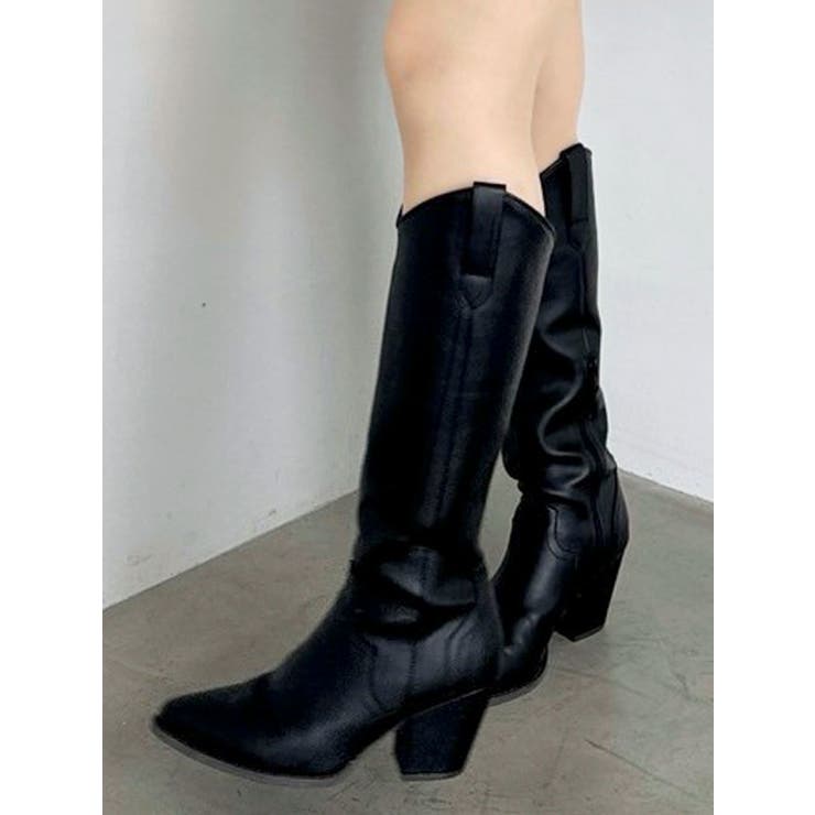 ブラック | ウエスタンブーツ | dazzlin