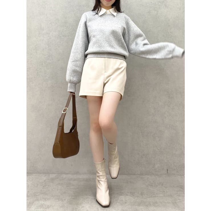 【森香澄コラボ】メッセージロゴショートプルオーバー | dazzlin | 詳細画像18 