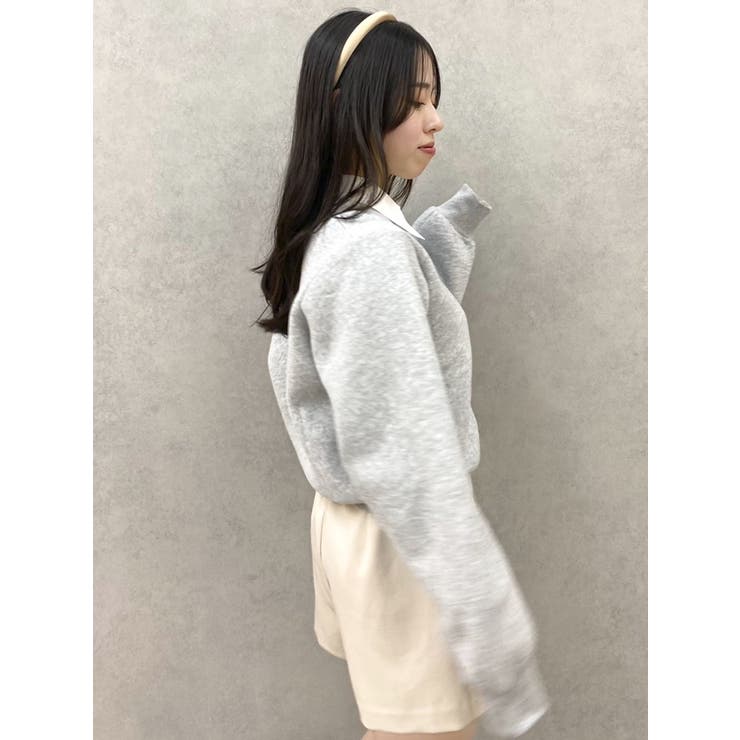 【森香澄コラボ】メッセージロゴショートプルオーバー | dazzlin | 詳細画像21 