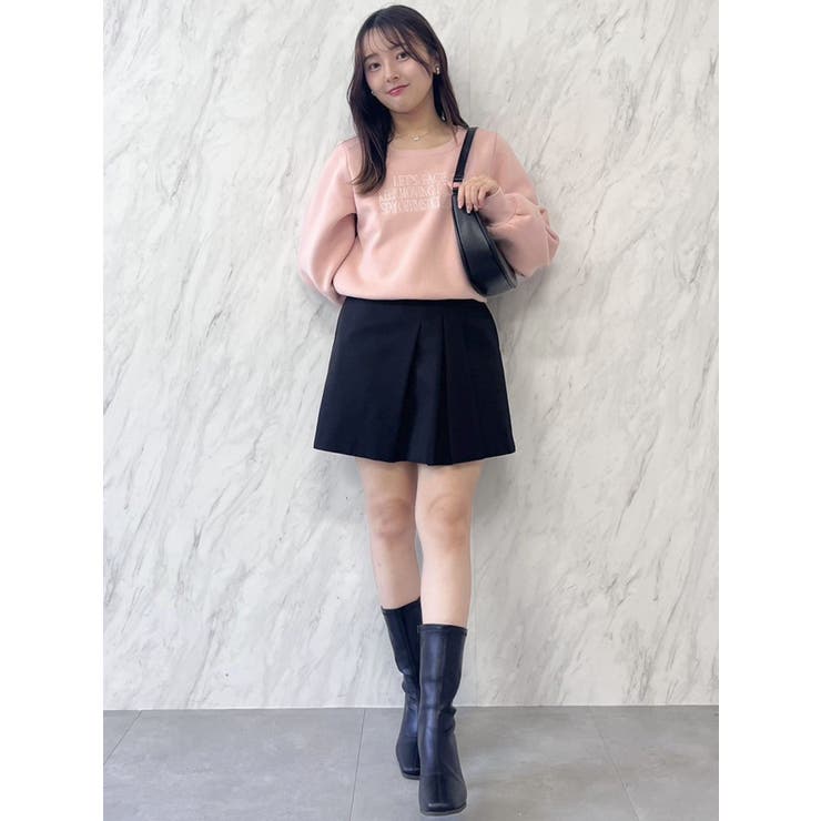 【森香澄コラボ】メッセージロゴショートプルオーバー | dazzlin | 詳細画像30 