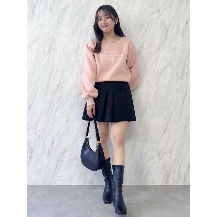 【森香澄コラボ】メッセージロゴショートプルオーバー | dazzlin | 詳細画像32 