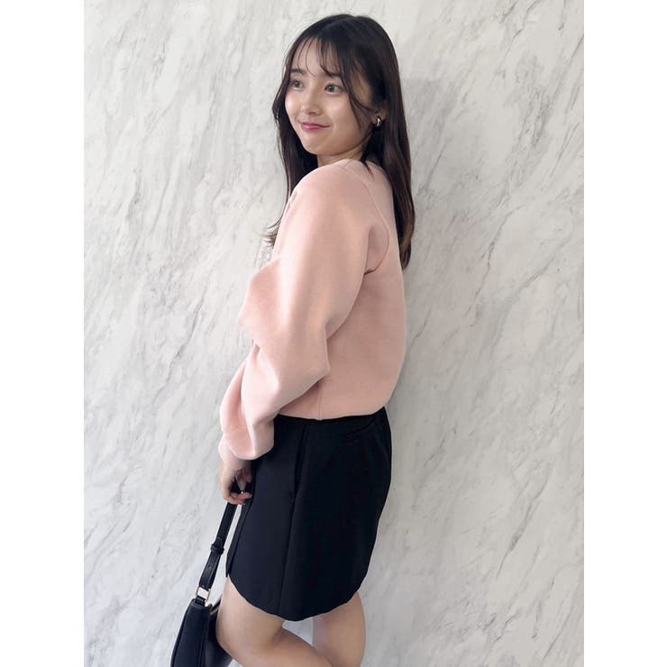 【森香澄コラボ】メッセージロゴショートプルオーバー | dazzlin | 詳細画像35 