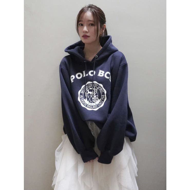 【POLO BCS コラボ】プリントロゴ裏起毛フーディー | dazzlin | 詳細画像13 