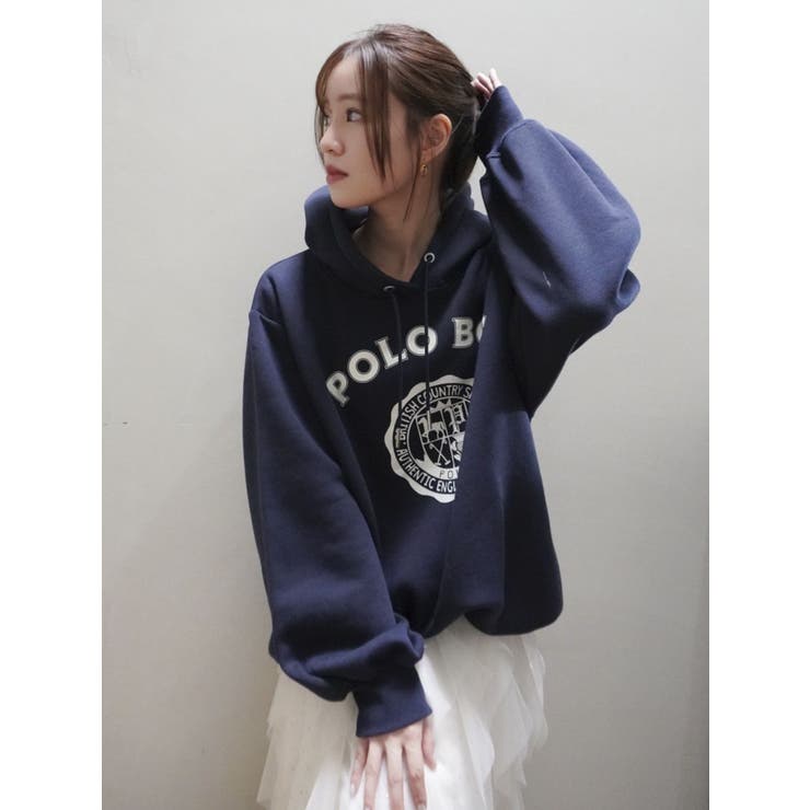 【POLO BCS コラボ】プリントロゴ裏起毛フーディー | dazzlin | 詳細画像16 