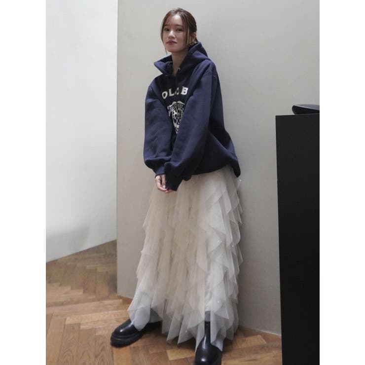 【POLO BCS コラボ】プリントロゴ裏起毛フーディー | dazzlin | 詳細画像17 