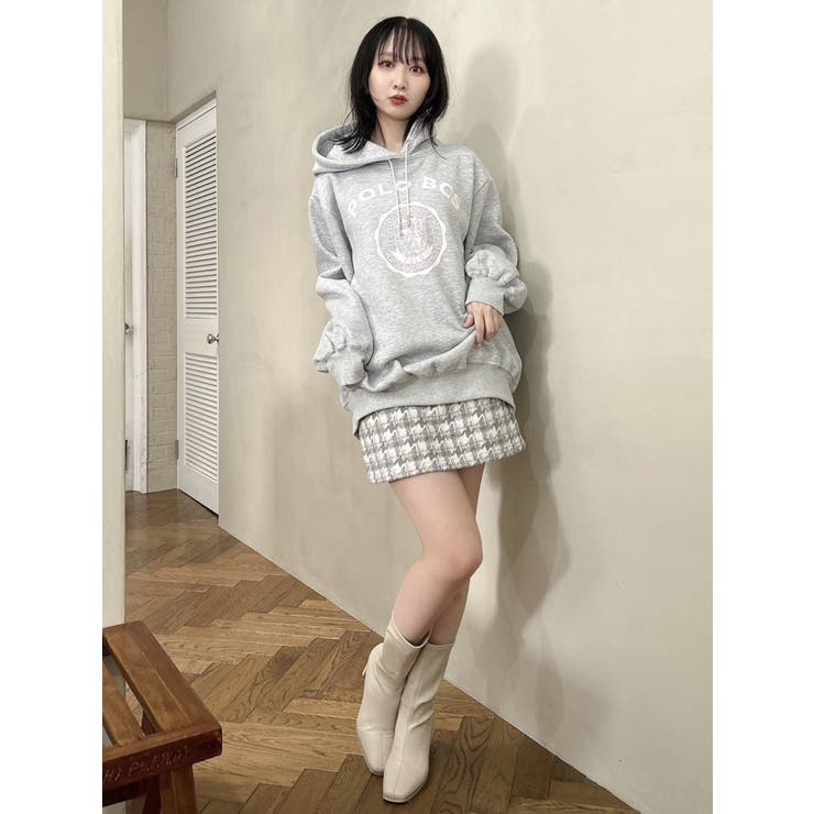 【POLO BCS コラボ】プリントロゴ裏起毛フーディー | dazzlin | 詳細画像8 