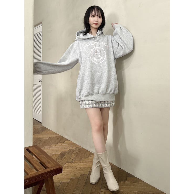 【POLO BCS コラボ】プリントロゴ裏起毛フーディー | dazzlin | 詳細画像9 