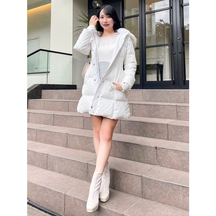 ウエストマークレディ中綿コート[品番：MKSW0062043]｜dazzlin