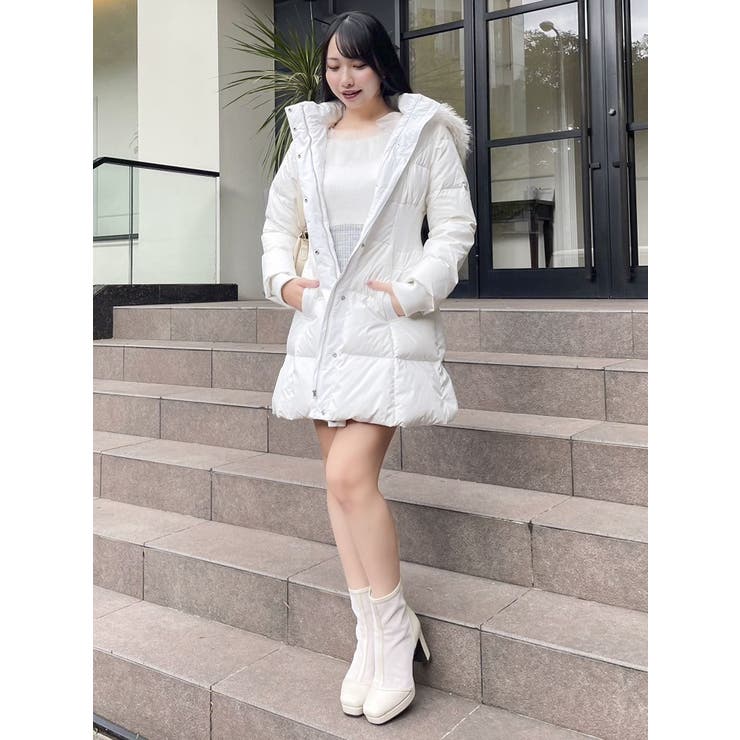 ウエストマークレディ中綿コート[品番：MKSW0062043]｜dazzlin