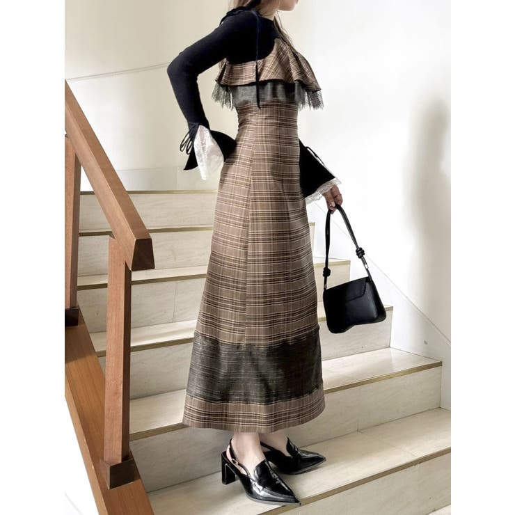 レースヘムキャミワンピース | dazzlin | 詳細画像18 