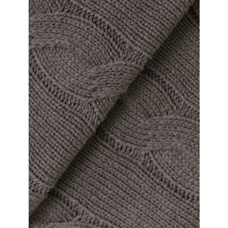 シャツレイヤードケーブルニットワンピース | dazzlin | 詳細画像29 