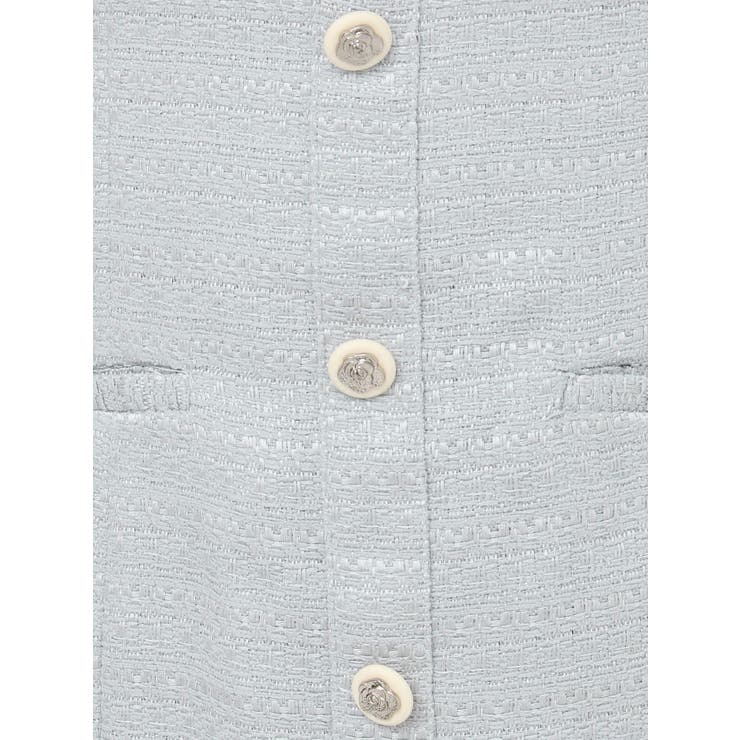 【セットアップ対応】レイヤードツイードミニキャミワンピース | dazzlin | 詳細画像40 