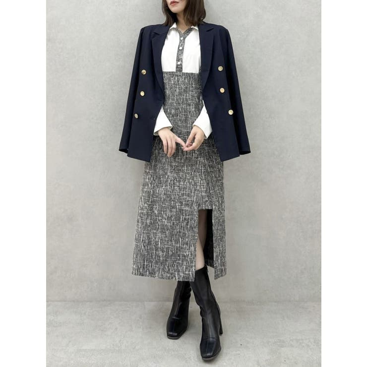 ハイウエストジャンスカドッキングワンピース | dazzlin | 詳細画像22 