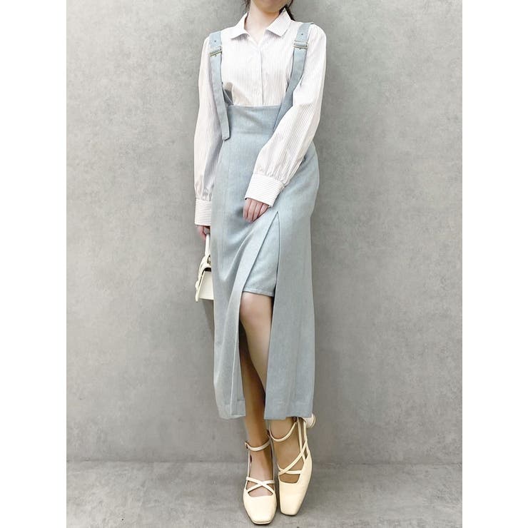 ハイウエストジャンスカドッキングワンピース | dazzlin | 詳細画像26 