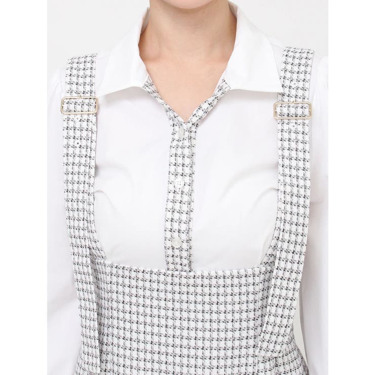 ハイウエストジャンスカドッキングワンピース | dazzlin | 詳細画像33 