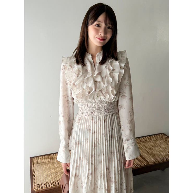 フラワープリーツワンピース | dazzlin | 詳細画像2 