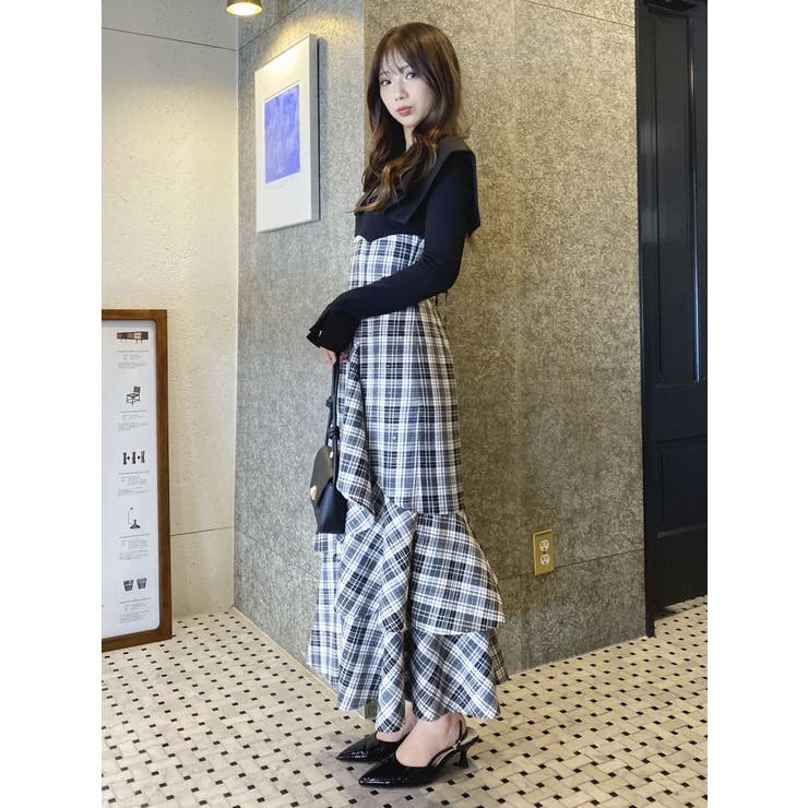 dazzlin アシメマーメイドコルセットワンピース アシメマーメイドコルセットワンピース[品番：MKSW0061986
