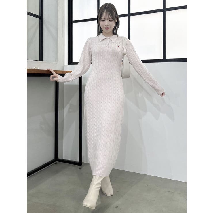 Arpege story 〈POLO BCSコラボ〉ケーブルポロニット POLO BCSコラボ〉ケーブルポロニット | ニット | Rirandture（リ