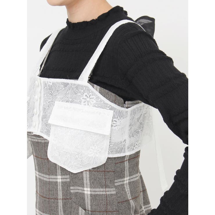 ダブルポケットマテリアルビスチェ | dazzlin | 詳細画像28 