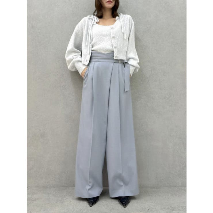 【セットアップ対応】アシメウエストセミウエストパンツ | dazzlin | 詳細画像12 