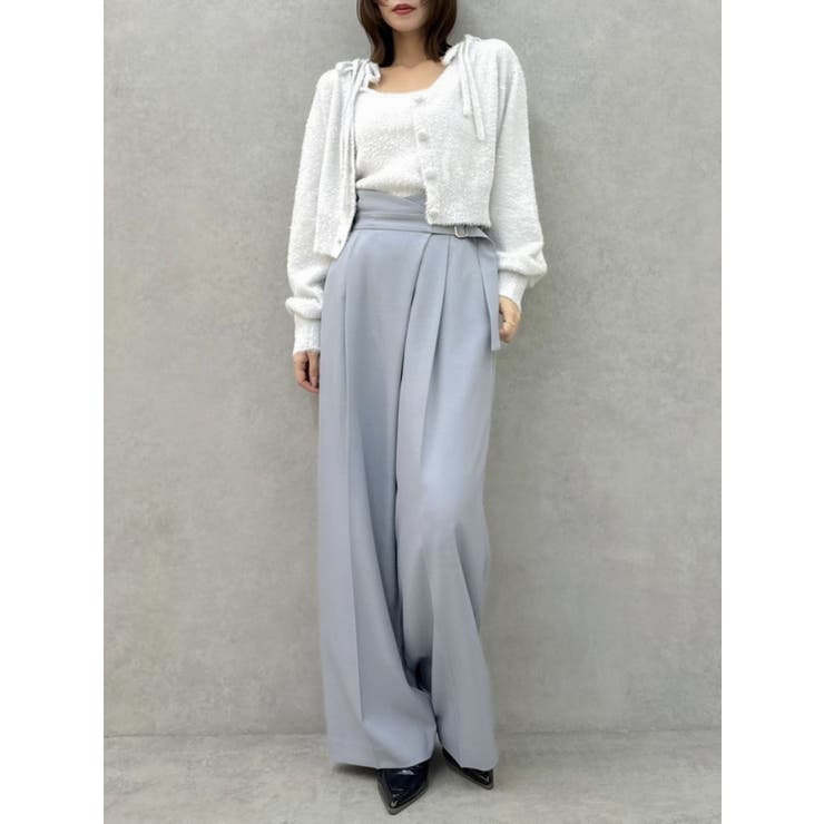 【セットアップ対応】アシメウエストセミウエストパンツ | dazzlin | 詳細画像13 