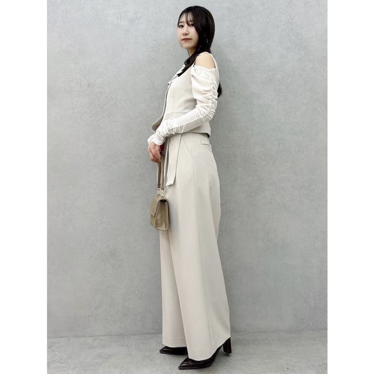 【セットアップ対応】アシメウエストセミウエストパンツ | dazzlin | 詳細画像15 