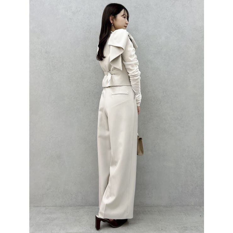 【セットアップ対応】アシメウエストセミウエストパンツ | dazzlin | 詳細画像16 