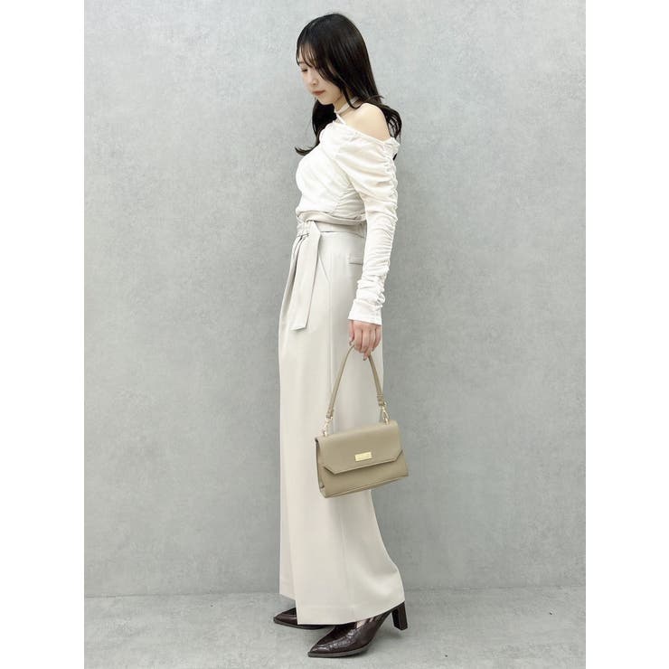 【セットアップ対応】アシメウエストセミウエストパンツ | dazzlin | 詳細画像20 