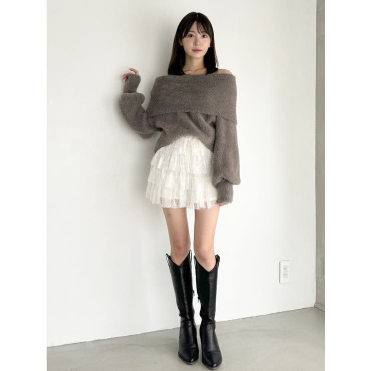 レースティアードショートパンツ[品番：MKSW0061936]｜dazzlin